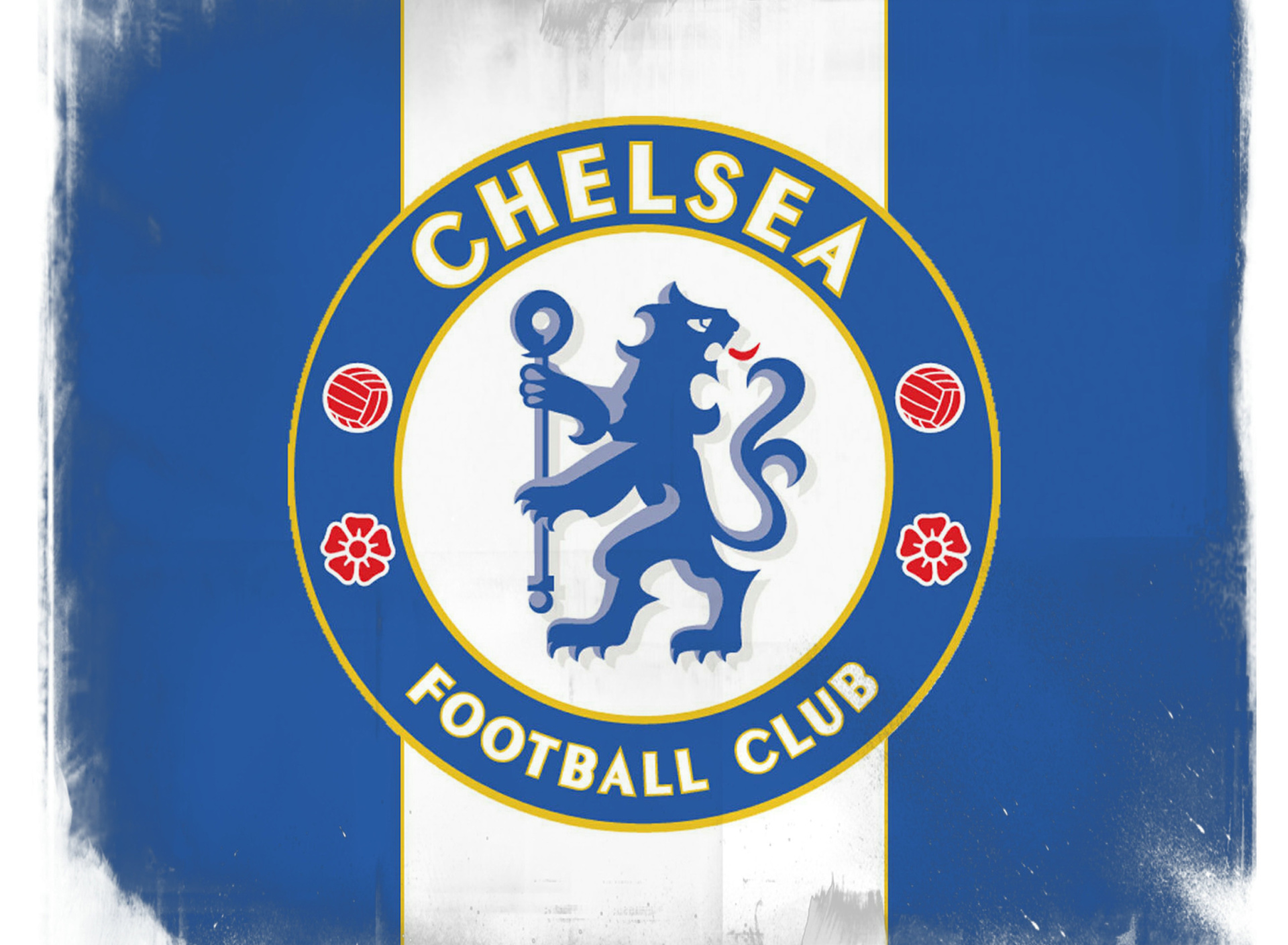 Fondo de pantalla Chelsea Grunge Logo 1920x1408