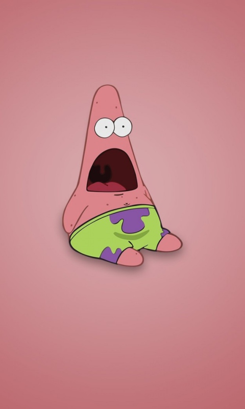 Fondo de pantalla Patrick Star 480x800