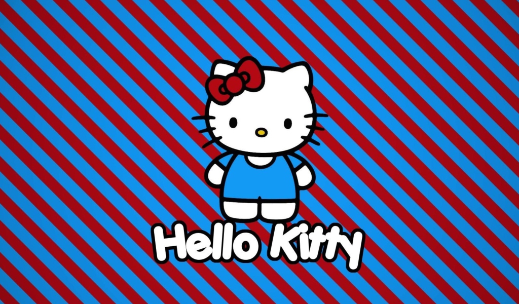 Hello Kitty wallpaper 1024x600