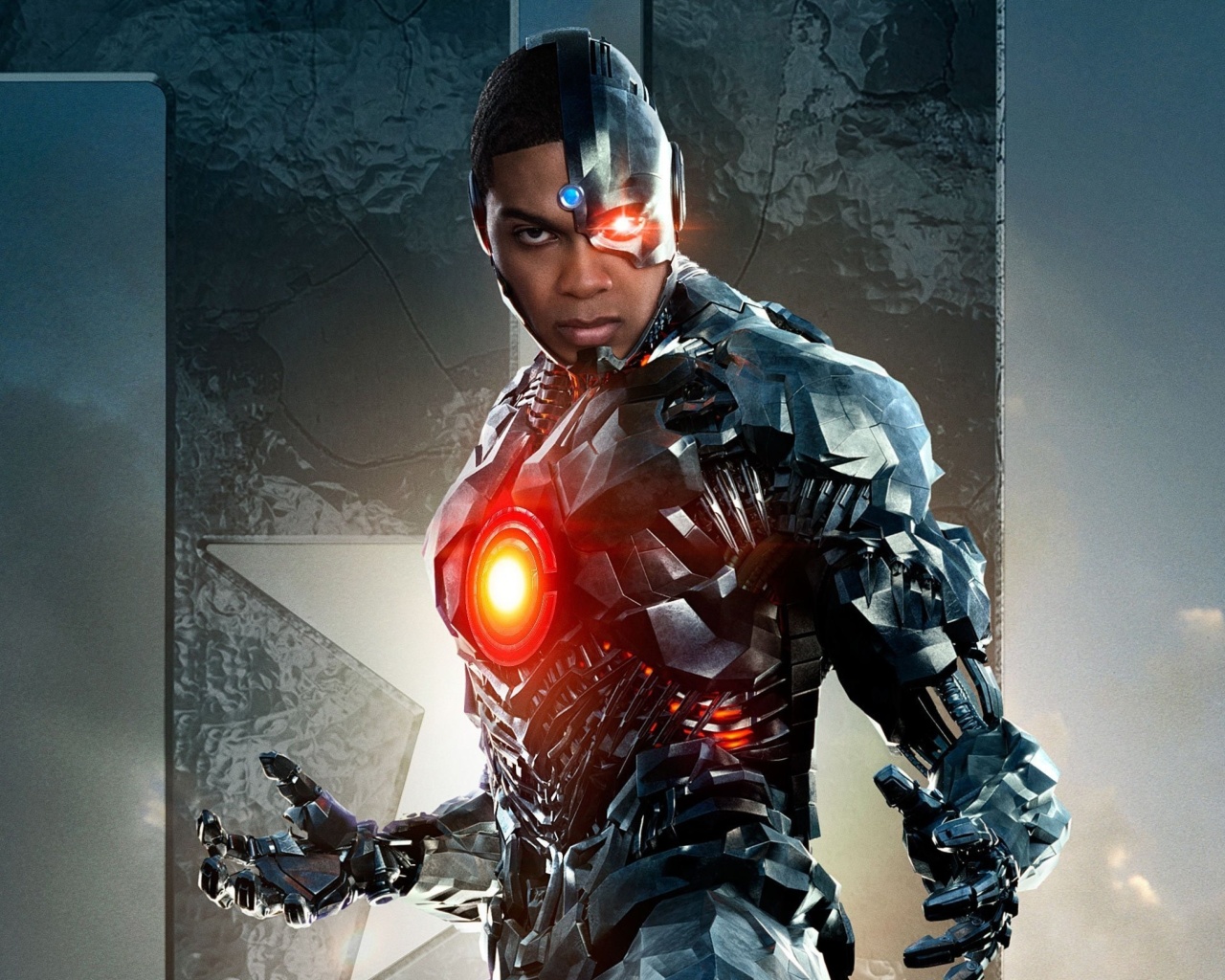 Das Cyborg Justice League Wallpaper 1280x1024