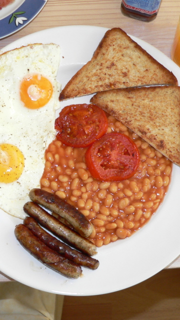 Fondo de pantalla English Breakfast 360x640