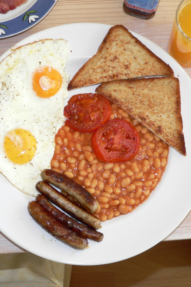 English Breakfast wallpaper 640x960