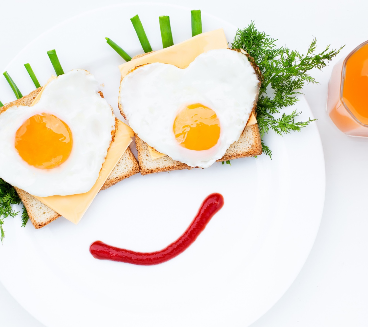 Creative Breakfast For Loved One wallpaper 1440x1280
