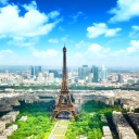 Fondo de pantalla Eiffel Tower 128x128