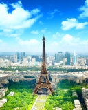 Screenshot №1 pro téma Eiffel Tower 128x160