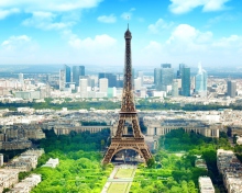 Sfondi Eiffel Tower 220x176