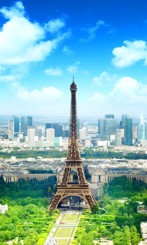 Fondo de pantalla Eiffel Tower 480x800