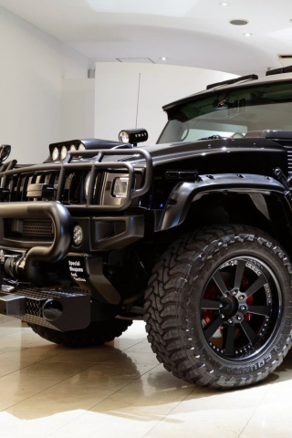 Das Hummer H2 for Swat Wallpaper 320x480