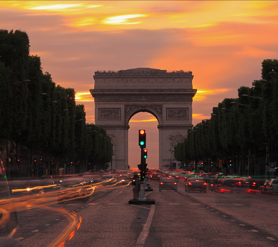 Обои Arc De Triomphe 1080x960