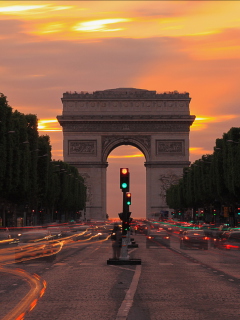 Fondo de pantalla Arc De Triomphe 240x320