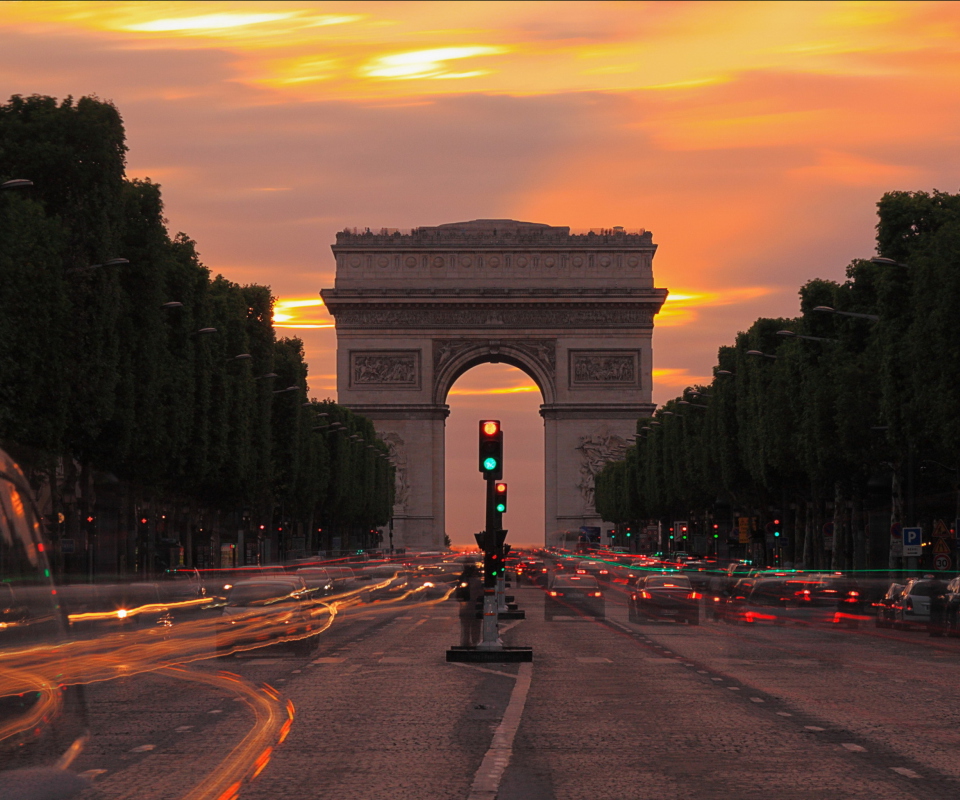 Fondo de pantalla Arc De Triomphe 960x800