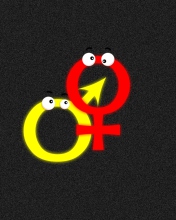 Screenshot №1 pro téma Funny Gender Symbols 176x220