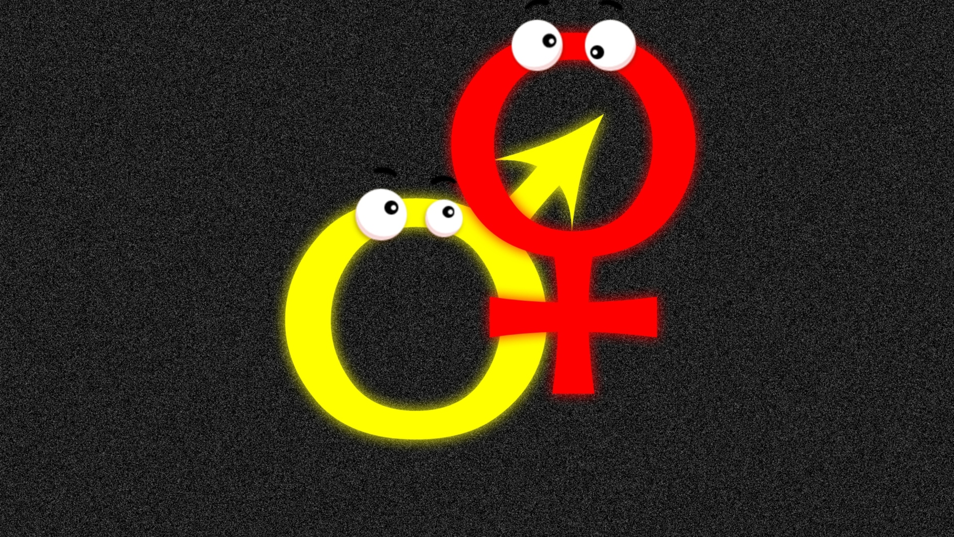 Fondo de pantalla Funny Gender Symbols 1920x1080