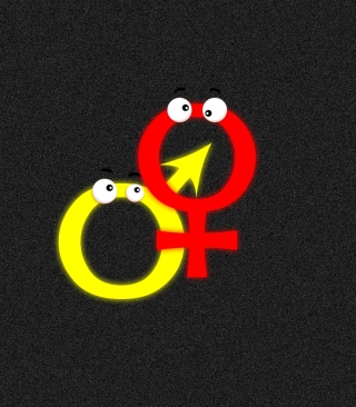 Funny Gender Symbols - Obrázkek zdarma pro Nokia X7