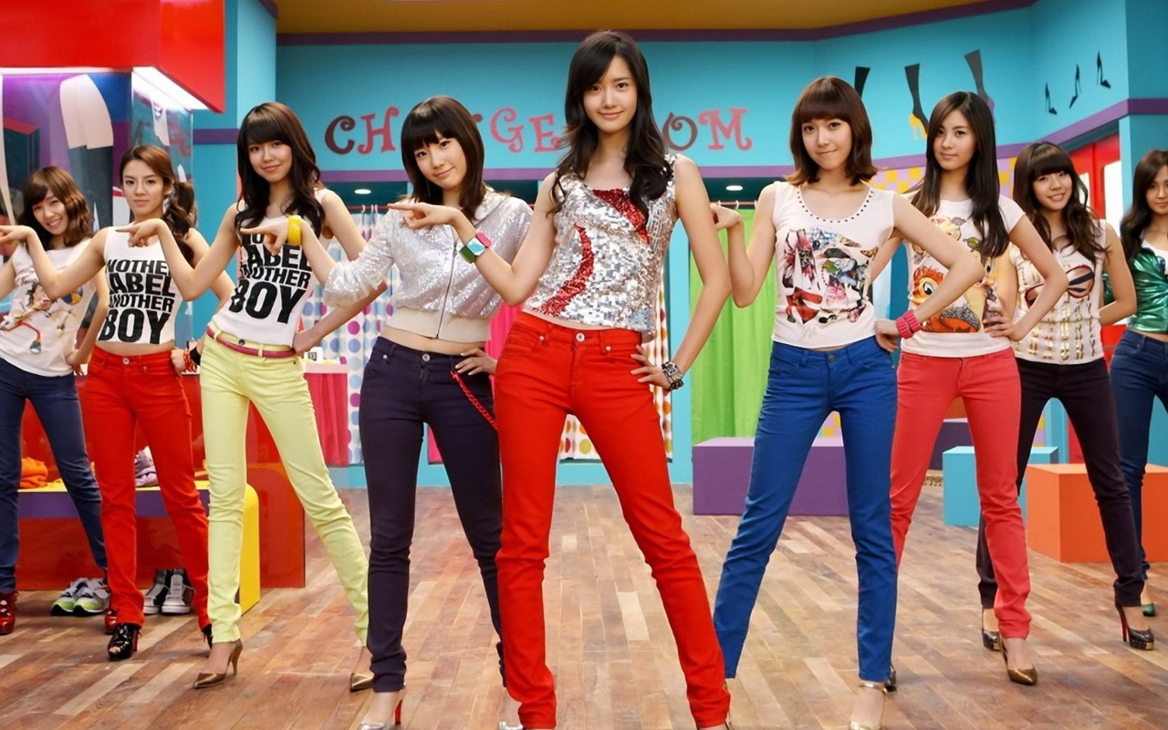 Fondo de pantalla Girls Generation 1280x800