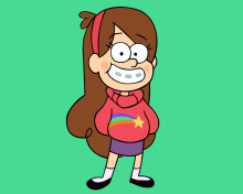 Fondo de pantalla Mabel Pines, Gravity Falls 220x176