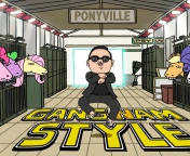 Screenshot №1 pro téma Gangnam Style 176x144