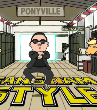 Gangnam Style - Obrázkek zdarma pro Nokia C2-00