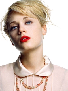 Sfondi Zooey Deschanel Blonde 240x320