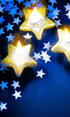 Christmas Stars wallpaper 240x400