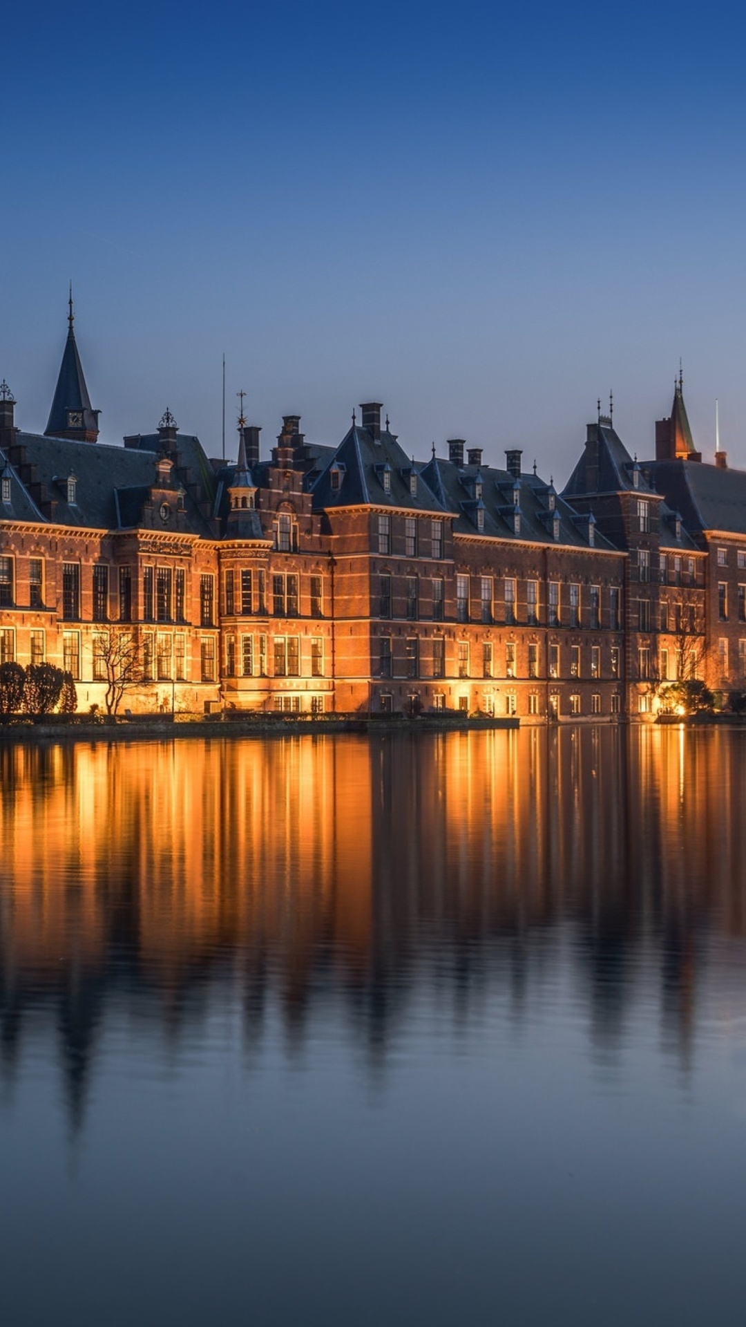 Обои Binnenhof in Hague 1080x1920