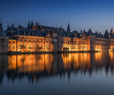 Das Binnenhof in Hague Wallpaper 480x400