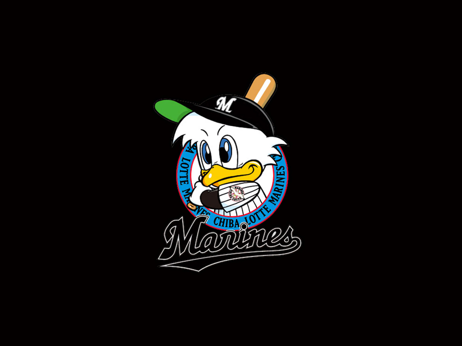 Das Chiba Lotte Marines Baseball Team Wallpaper 1600x1200