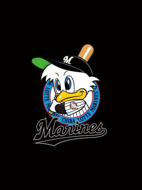 Fondo de pantalla Chiba Lotte Marines Baseball Team 480x640