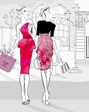 Обои City Shopping 128x160