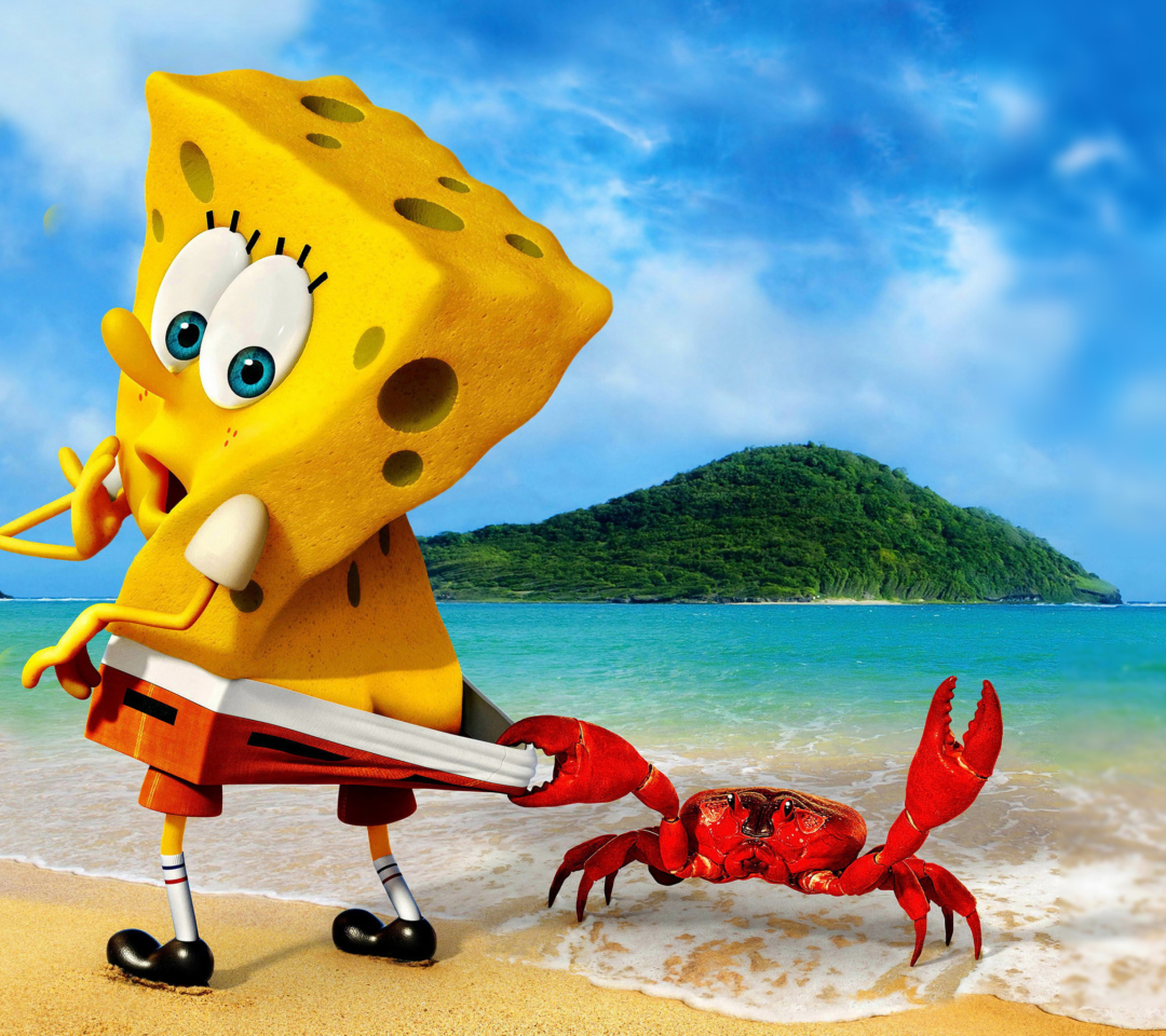 Fondo de pantalla Spongebob And Crab 1080x960