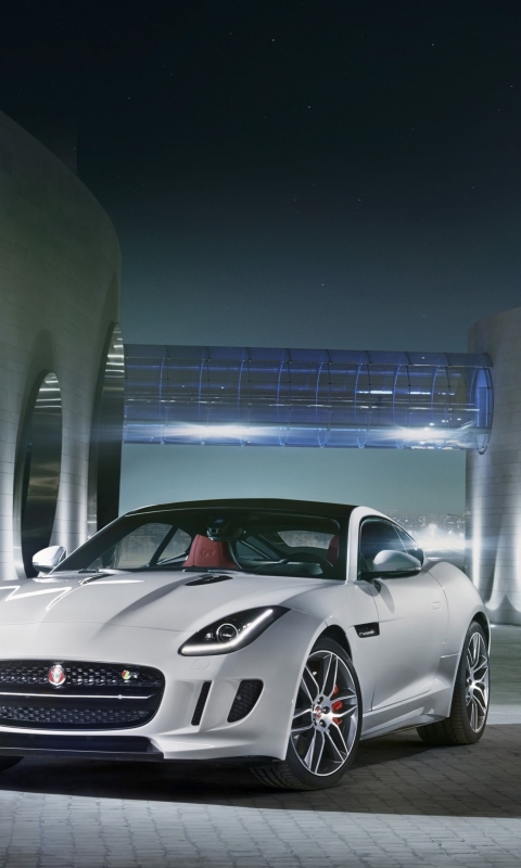 Jaguar F Type R Coupe 2014 screenshot #1 480x800
