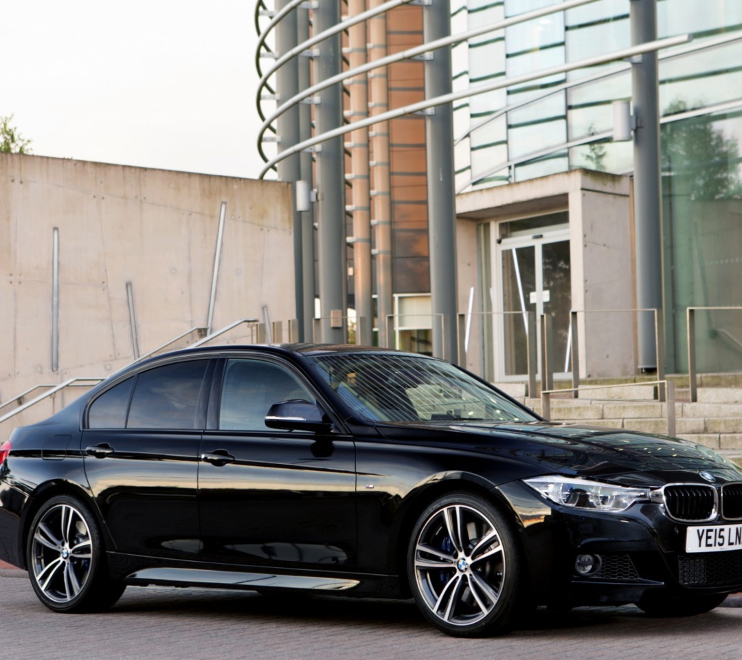 Fondo de pantalla BMW M3 Matte Black Tinting 1080x960