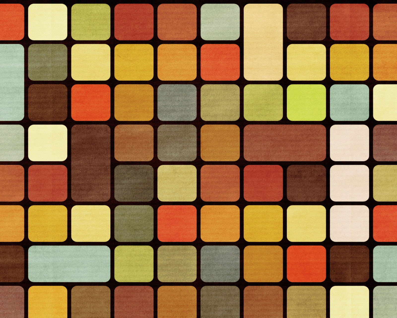 Screenshot №1 pro téma Rubiks Cube Squares Retro 1600x1280
