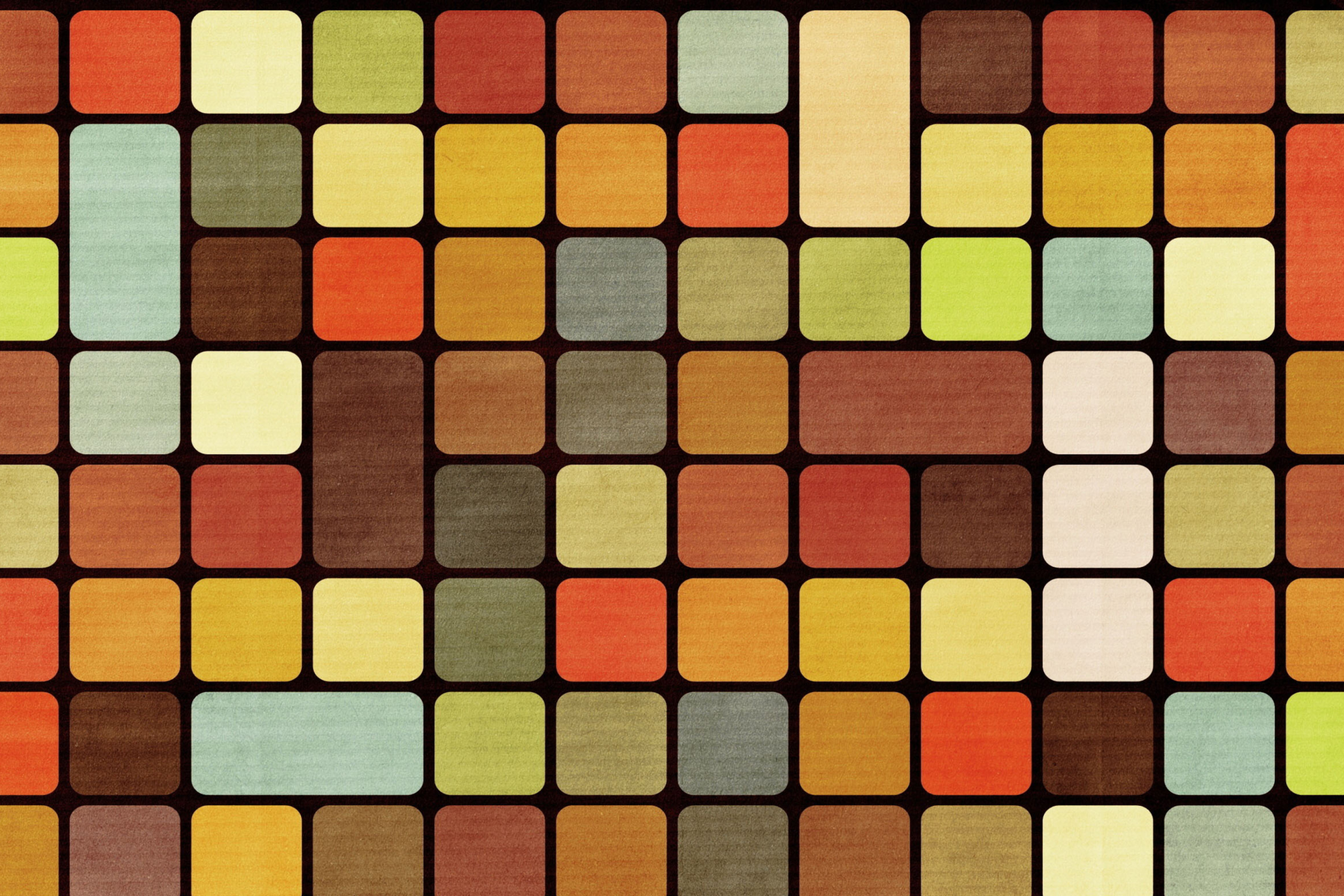 Screenshot №1 pro téma Rubiks Cube Squares Retro 2880x1920