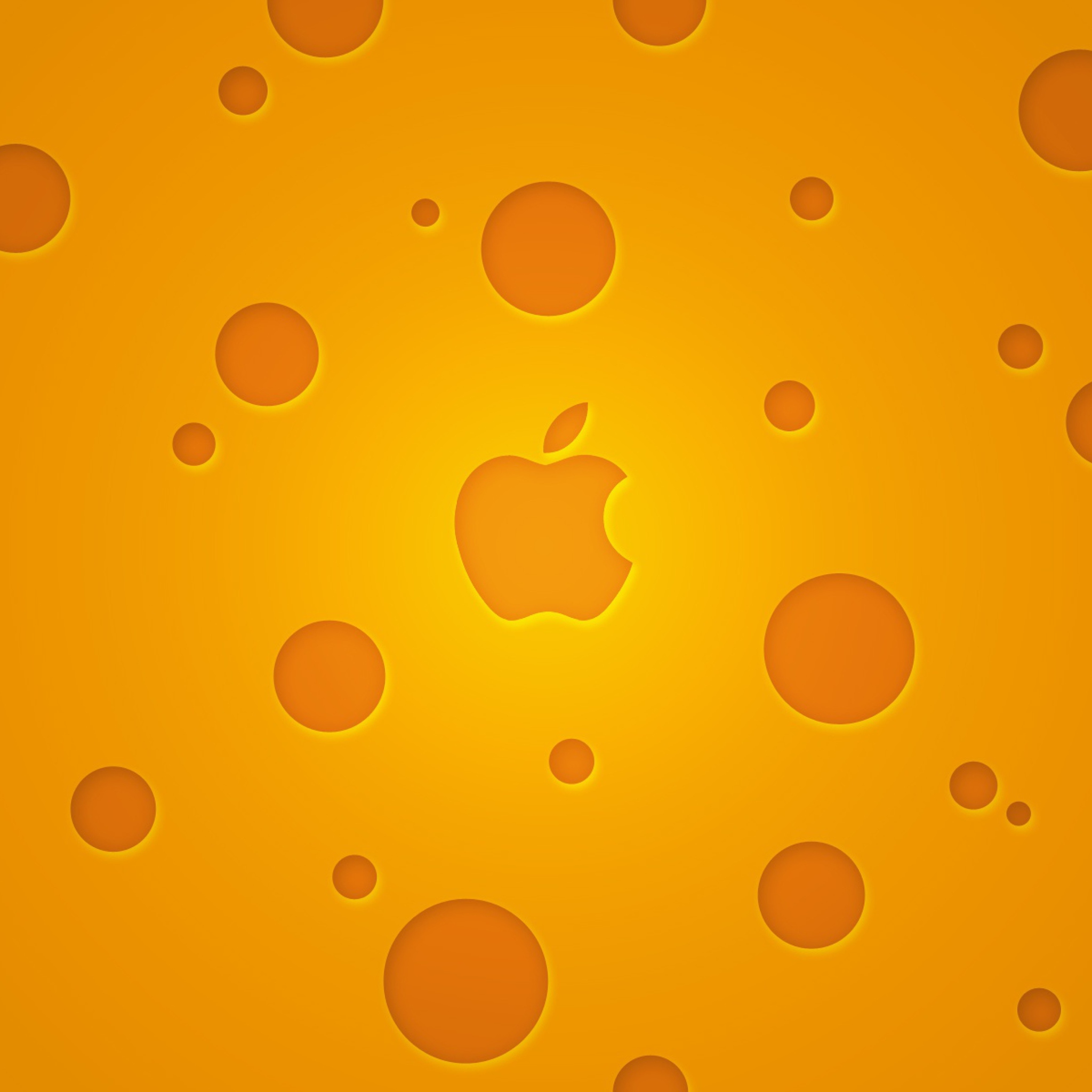 Screenshot №1 pro téma Apple Logo Orange 2048x2048