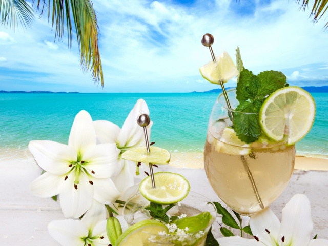 Обои Light summer cocktail 640x480