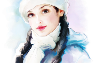 Water-Colour Portrait - Obrázkek zdarma pro 1440x900