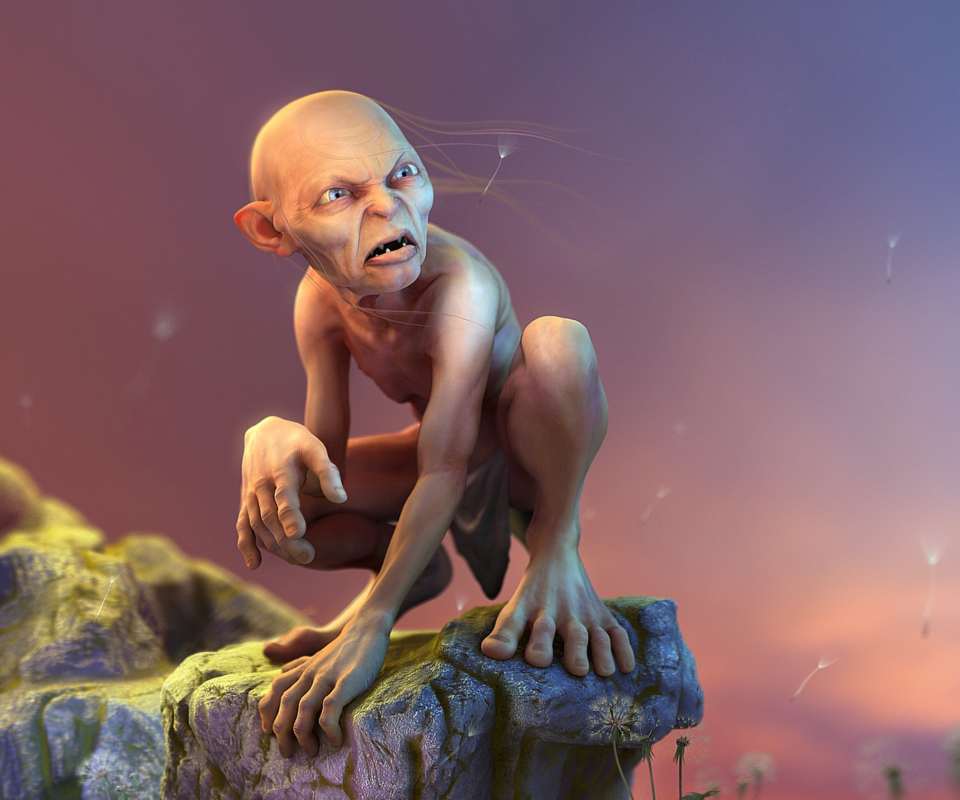 Screenshot №1 pro téma Gollum - Lord Of The Rings 960x800