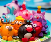 Обои Plasticine Figurines 176x144