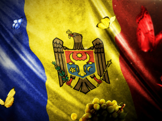 Moldova Flag screenshot #1 320x240