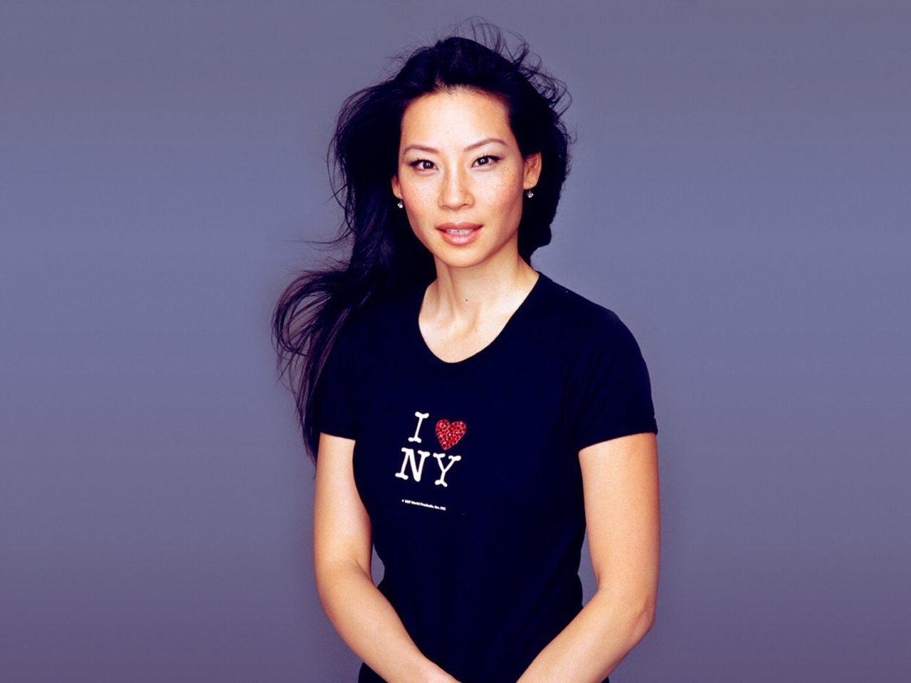 Das Lucy Liu I Love Ny T-Shirt Wallpaper 1280x960
