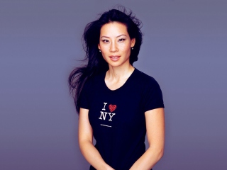 Fondo de pantalla Lucy Liu I Love Ny T-Shirt 320x240