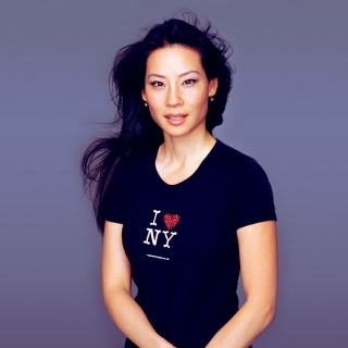 Lucy Liu I Love Ny T-Shirt - Obrázkek zdarma pro 1024x1024