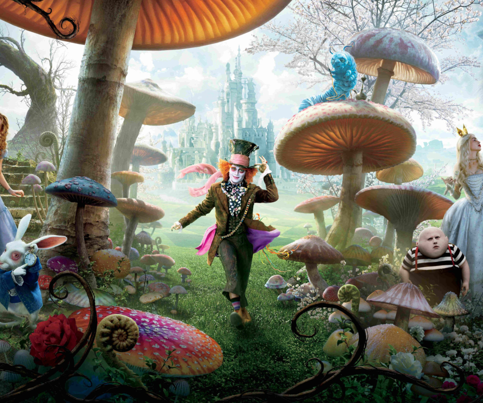 Alice In Wonderland Movie wallpaper 960x800