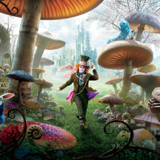 Alice In Wonderland Movie Background for iPad