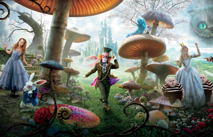 Screenshot №1 pro téma Alice In Wonderland Movie