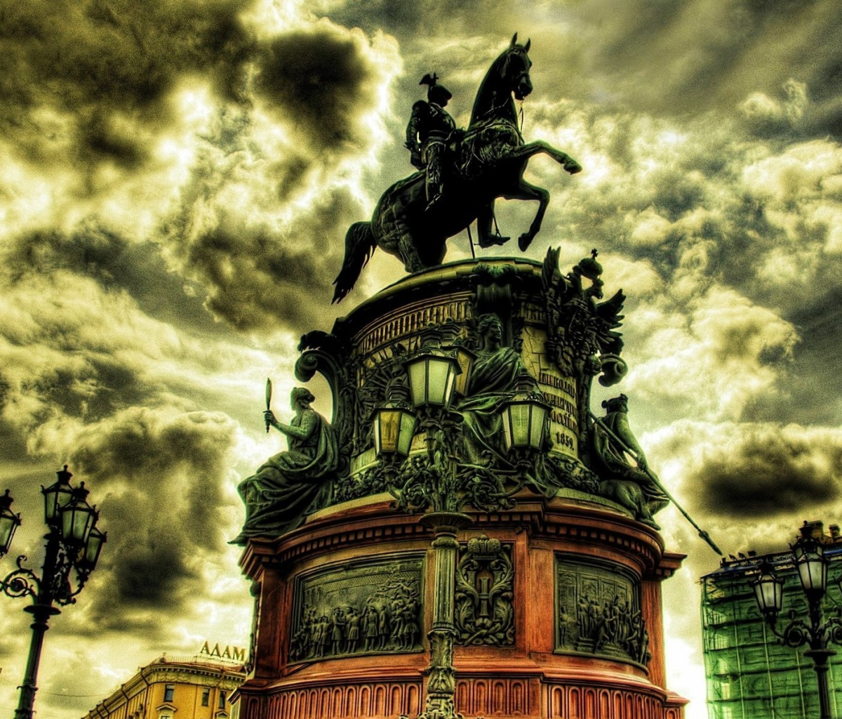 Sfondi Monument to Nicholas I in Saint Petersburg 1200x1024