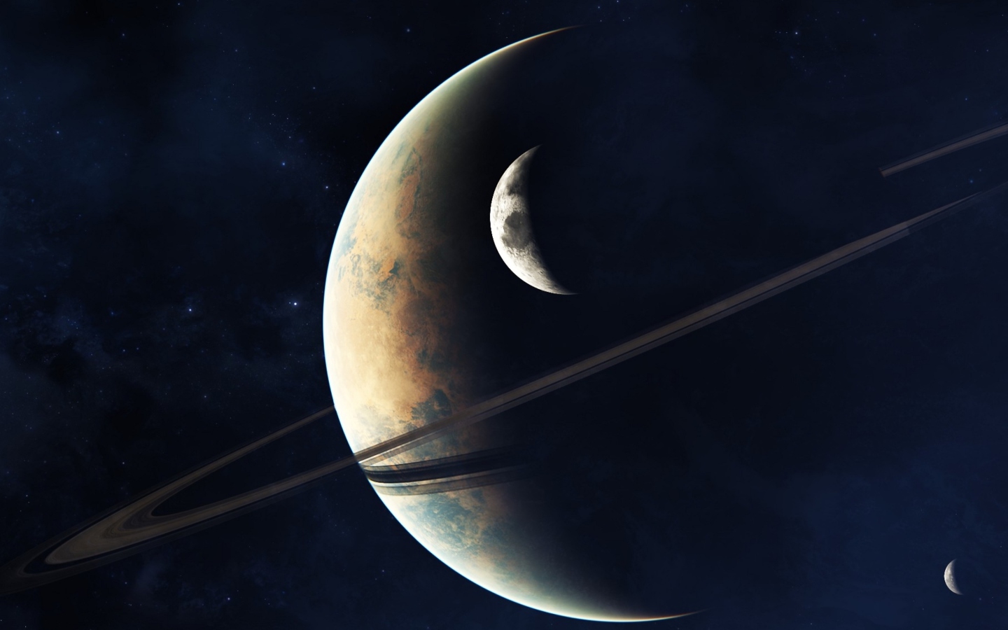 Sfondi Planets In Space 1440x900