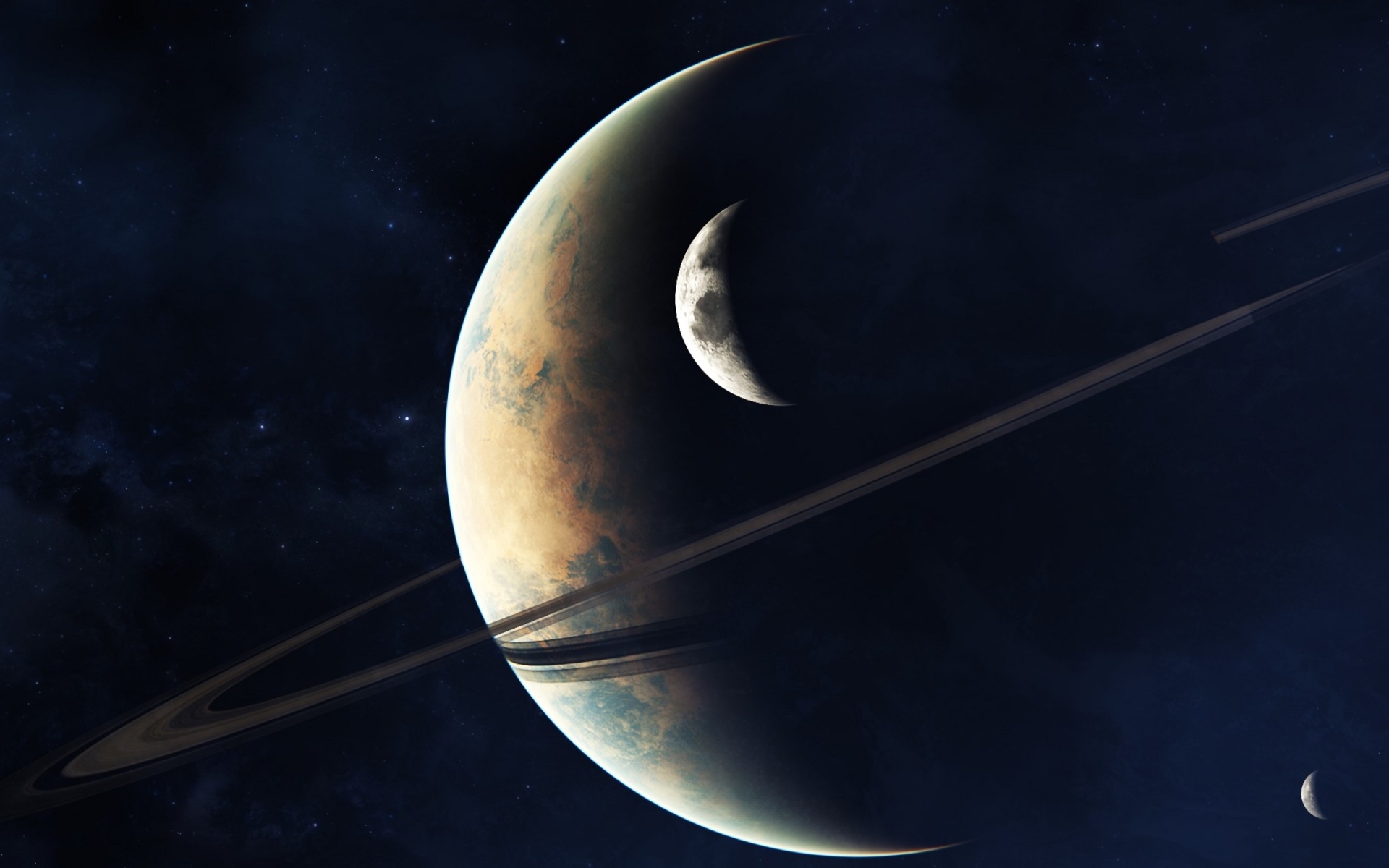 Screenshot №1 pro téma Planets In Space 1920x1200
