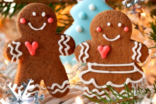 Traditional Christmas Cookies Wallpaper for Android, iPhone and iPad